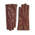 Men's Cognac Cashmere Lined Nappa Leather Gloves